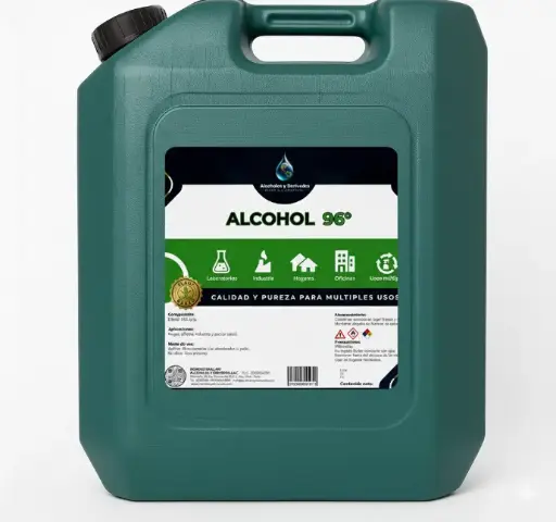 Alcohol Etílico 96° – Bidón 20L