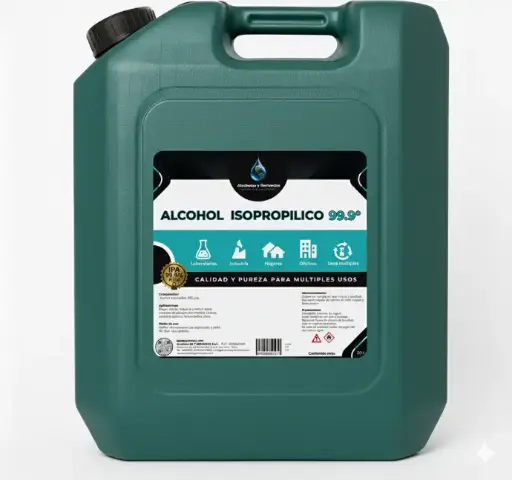 Alcohol Isopropílico 99.9° – Bidón 20L