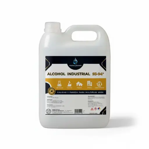 Alcohol Industrial 93-94° – Galón 4 L