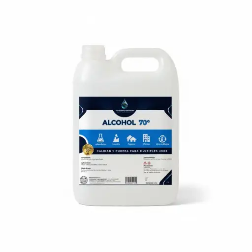 Alcohol Etílico 70° – Galón 4 L