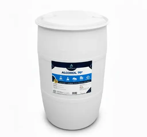 Alcohol Etílico 70° – Cilindro 200L